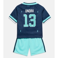 Camiseta Alemania Deniz Undav #13 Segunda Equipación Replica Mundial 2026 para niños mangas cortas (+ Pantalones cortos)